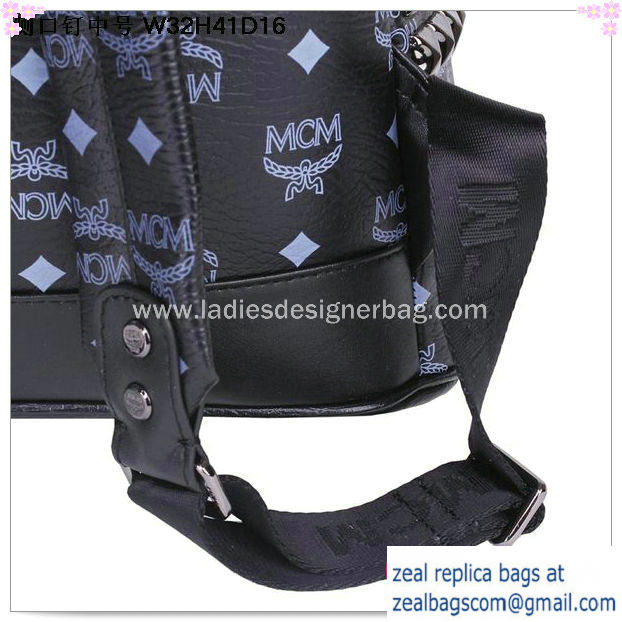 High Quality Replica MCM Medium Stark Backpack MC2446 Black